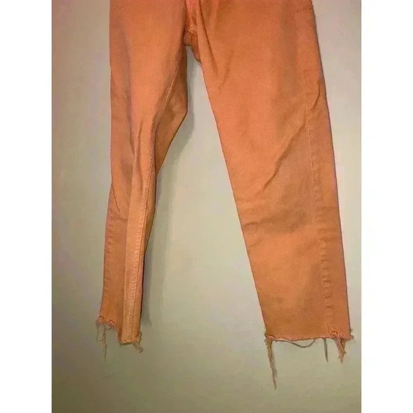 VINTAGE GUESS ORANGE JEANS SIZE 24 - Picture 6 of 13